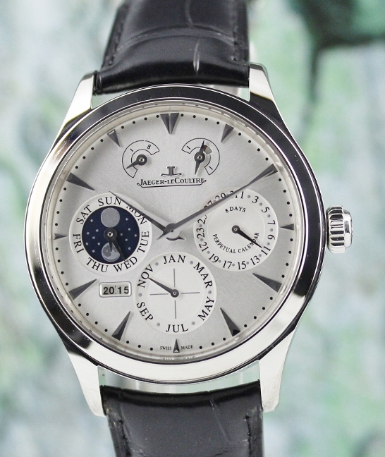(image for) Unworn New Jlc Master Eight Days Perpetual Calendar Stainless Steel Watch / Q1618420